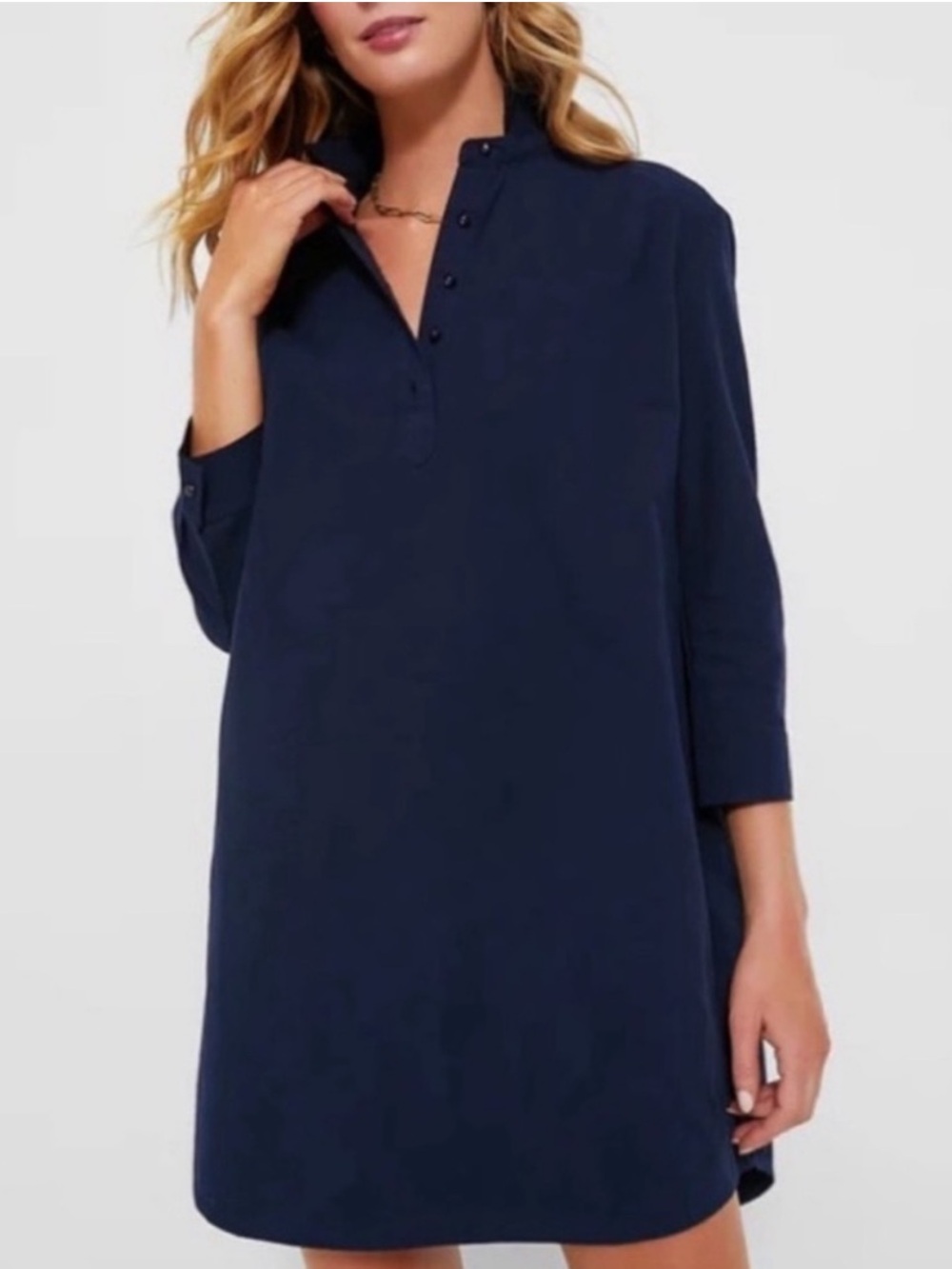 Tuckernuck Pomander Place French Navy Polly Dress NWT XS